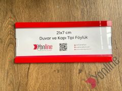 Kapı ve Duvar Tipi Kolay Değiştirilebilir A4 1/3 Föylük