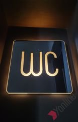 Diamond Square Serisi Işıklı WC Levhası