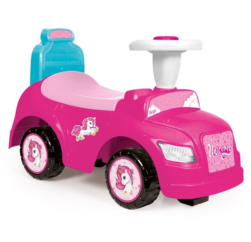 Dolu 2532 Unicorn Araba 2 Si 1 Arada Pedalsız Araba Kız Çocuk İlk Arabam Pembe