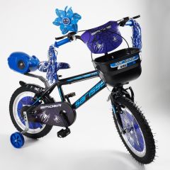 Sarissa Çocuk Bisikleti Elcik Püskül Ve Zil Seti 1. Kalite Mavi Beyaz