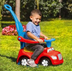 Dolu 8035 Step Car Yürüteç Araba  STEP 4 in 1 İlk Arabam Kırmızı