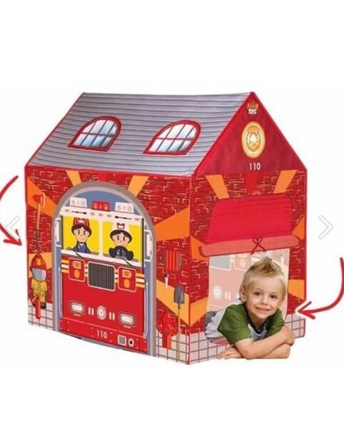 Furkan Toys Homy Itfaiye Oyun Çadırı Portatif Oyun Evi İç mekan çadır