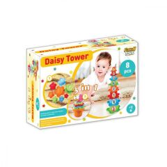 Furkan Toys Babies 3 İn 1 Papatya Kule Zeka Geliştirici oyuncak