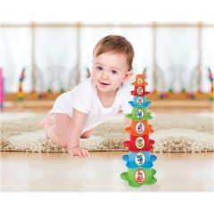 Furkan Toys Babies 3 İn 1 Papatya Kule Zeka Geliştirici oyuncak