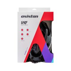 Asistan Cape H70 Çok Amaçlı Kask Yetişkin Scooter Bisiklet Kaskı Large Siyah Gri