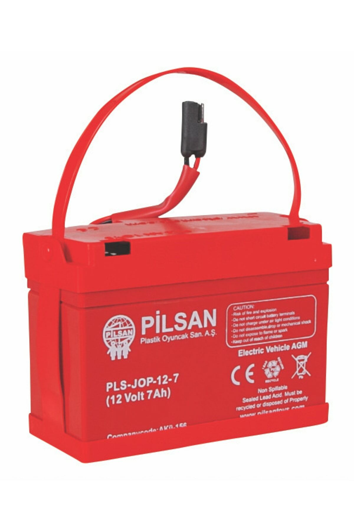 Pilsan 12 Volt 7 Amper Akü Kısa Kablo Pilsan 12v 7ah orjinal akülü araba akü