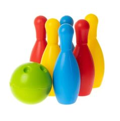 Dolu Çocuklar İçin Büyük Bowling Seti 6 Adet Labutlu Bowling
