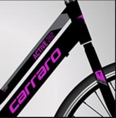 Carraro Active 282 28''Jant 46'Kadro 21 Vites V.B Şehir Bisikleti Siyah Gri Mor