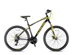 Kron TX100 28 Jant Trekking 18 inç HD Şehir Bisikleti Siyah Sarı haki