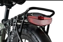 Alba Explorer PRO 250W Çamurluklu Bagajlı Elektrikli Trekking Bisikleti LCD Gösterge, 48V12.8Ah Gri