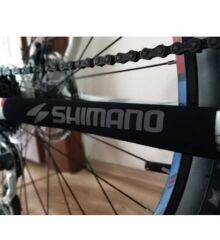 Shimano Bisiklet Reflektörlü Kadro Koruyucu ve Zincir Koruyucu Sarı