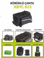 XBYC 815 FORTE GT 30 LT BİSİKLET ARKA HEYBE ÇANTA