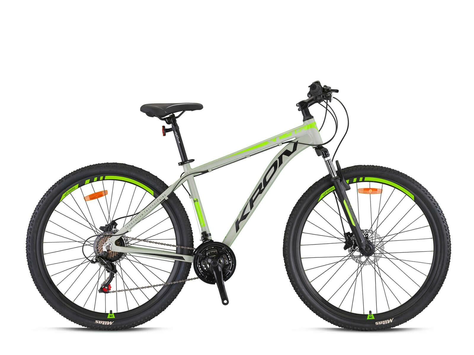 Kron XC 75 27.5'' Jant HD 21 Vites Dağ Bisikleti 19 Kadro Mat Füme Neon Sarı Siyah