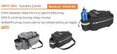 FORTE GT XBYC 804 Cepli İmpertex Kumaş Bisiklet Çantası Bagaj Üstü