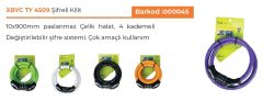 FORTE GT XBYC TY 4509 ŞİFRELİ KİLİT 5 RENK DEĞİŞEBİLİR ŞİFRE