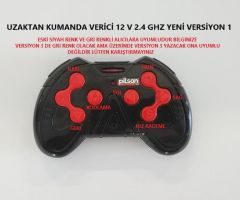 PİLSAN AKÜLÜ ARABA UZAKTAN KUMANDA VERİCİ 12 V2.4 GHZ VERSİYON 2