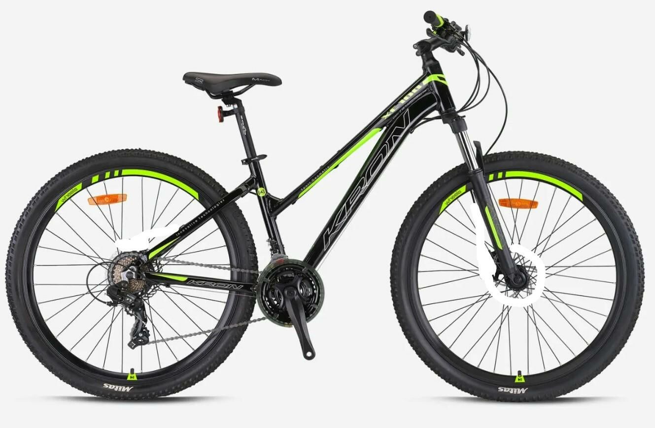 Kron XC 100 27.5''Jant MTB Lady 21 Vites V-Fren Dağ Bisikleti Siyah Neon  Sarı