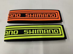 Shimano Reflektörlü Bisiklet Paça Bandı Tutuncu - Fosforlu Sarı