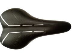 MTB Rectus Bisiklet Selesi (285x165 mm) Kırmızı-Beyaz-Mavi Renk