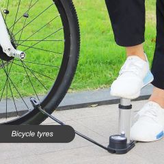KNT Göstergeli Ayaklı Bisiklet Pompa Basketbol ​​Bisiklet Motosiklet Araba Pompası
