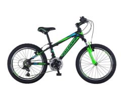 Salcano NG750 20'' Jant 18 Vites Alüminyum Gövde Çocuk Bisikleti Siyah Yeşil Turkuaz