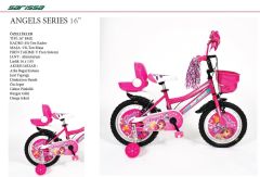Sarissa Angels 16 Jant 4 ve 7 Yaş Kız Çocuk Bisikleti Yeni Sezon Full Aksesuarlı Pembe