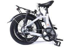 Alba Fold X Std Katlanır Elektrikli Bisiklet Gümüş Renk LCD Gösterge, 9.6Ah Batarya, MD Fren