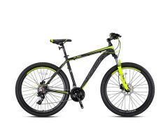 Kron XC 100 29 Jant HD 20 Kadro 21 Vites Dağ Bisikleti Mat Siyah Gri Neon Sarı
