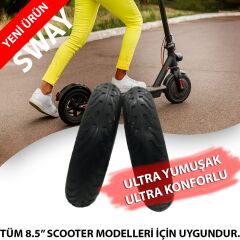 Xiaomi 8.5 İnç Elektrikli Scooter Dolgu PATLAMAZ Lastik Sway