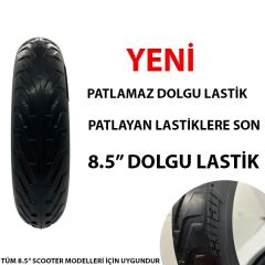 Xiaomi 8.5 İnç Elektrikli Scooter Dolgu PATLAMAZ Lastik Sway