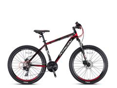 Kron XC 100 29 Jant HD 20 Kadro 21 Vites Dağ Bisikleti Mat Siyah Gri Kırmızı