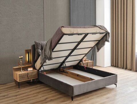 Clara Bed Frame With Storage