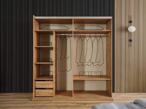 Venus Bedroom Set With Sliding Wardrobe 200 cm