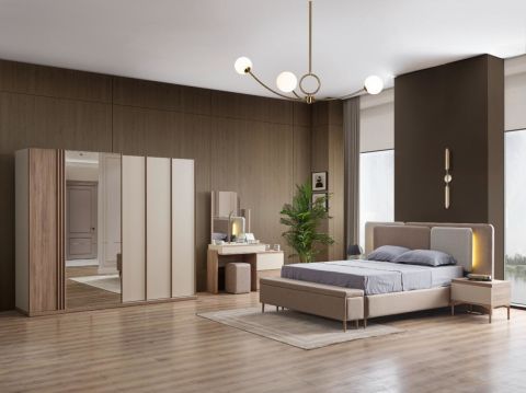 Bien Bedroom Room Set With Sliding Wardrobe