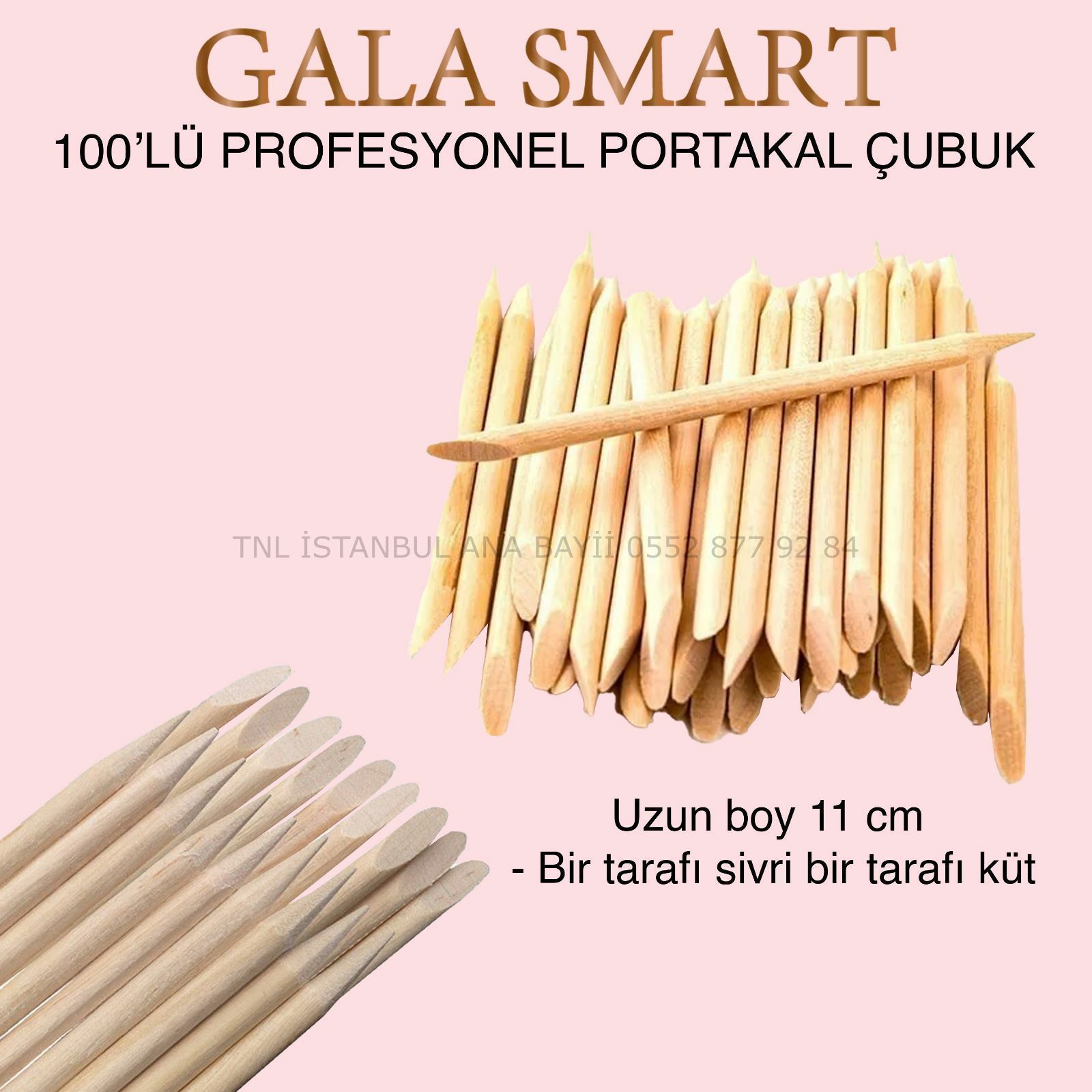 GALA AHŞAP PORTAKAL ÇUBUK 100 LÜ