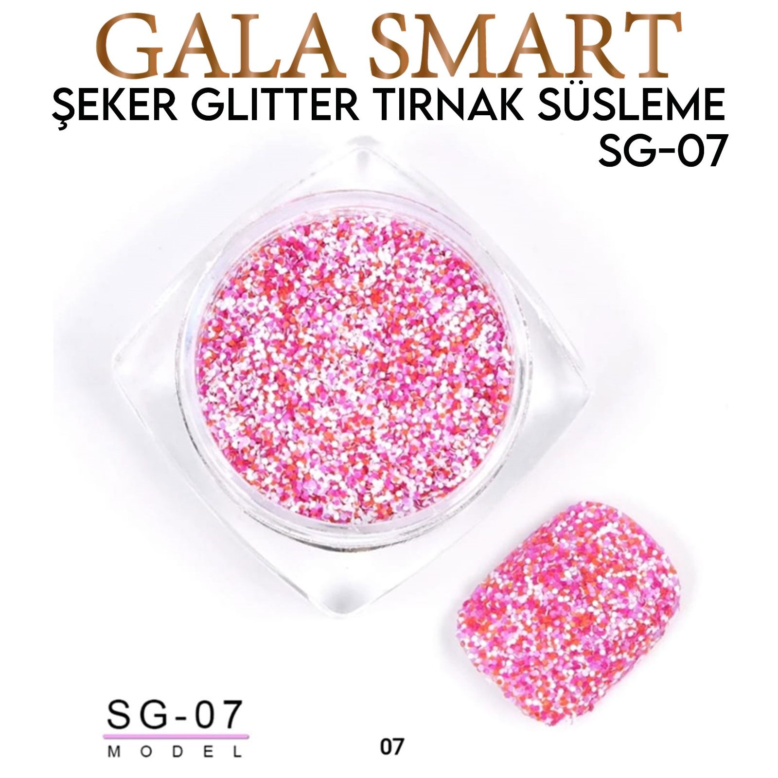 ŞEKER GLİTTER TIRNAK SÜSLEME NO:SG-07