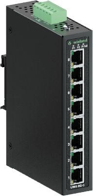 WİELAND ELEKTRİK 83.040.1283.0 IP switch 8 x RJ45 10/100/1000 Mbit/s Giga Ethernet_(9-48V DC giriş)