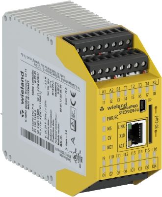 WİELAND ELEKTRİK R1.190.1330.0 SP-COP2-ENI-P-A16 Giriş-4 Çıkış + 4 G/Ç / Mini USB / Ethernet  /Press, Motion, Analog / Profinet-Modbus-Ethernet IP / Vidalı Bağlantı