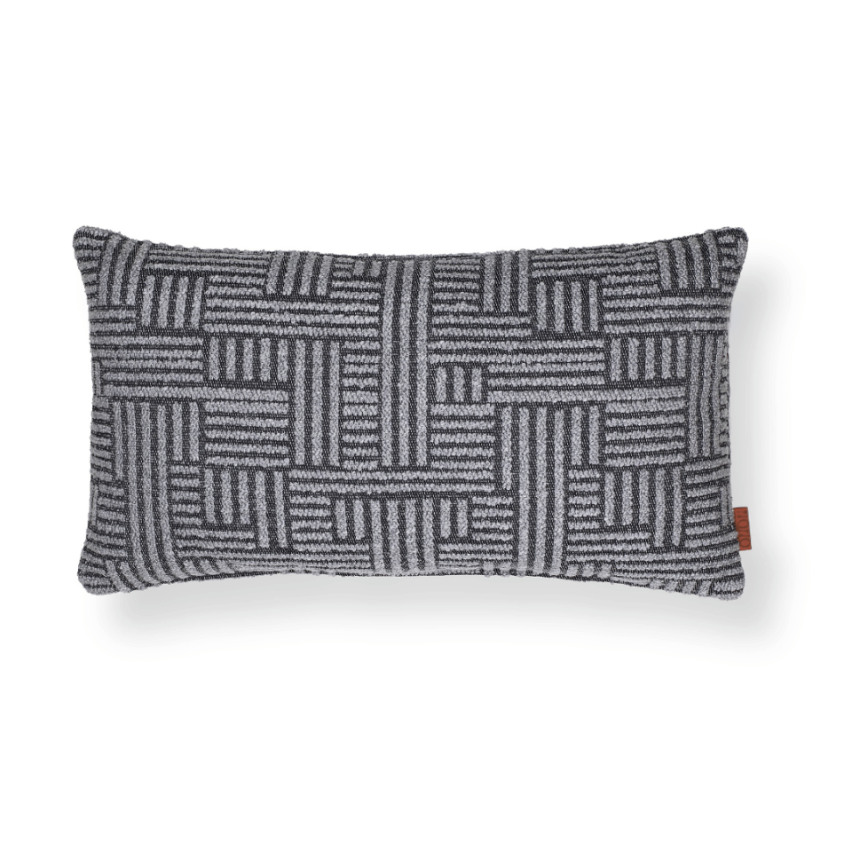 Abby 35*65 Gri Etro Bukle Kırlent