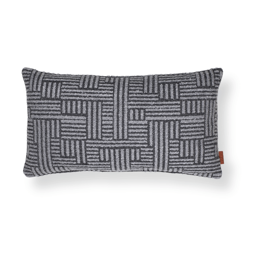 Abby 35*65 Gri Etro Bukle Kırlent