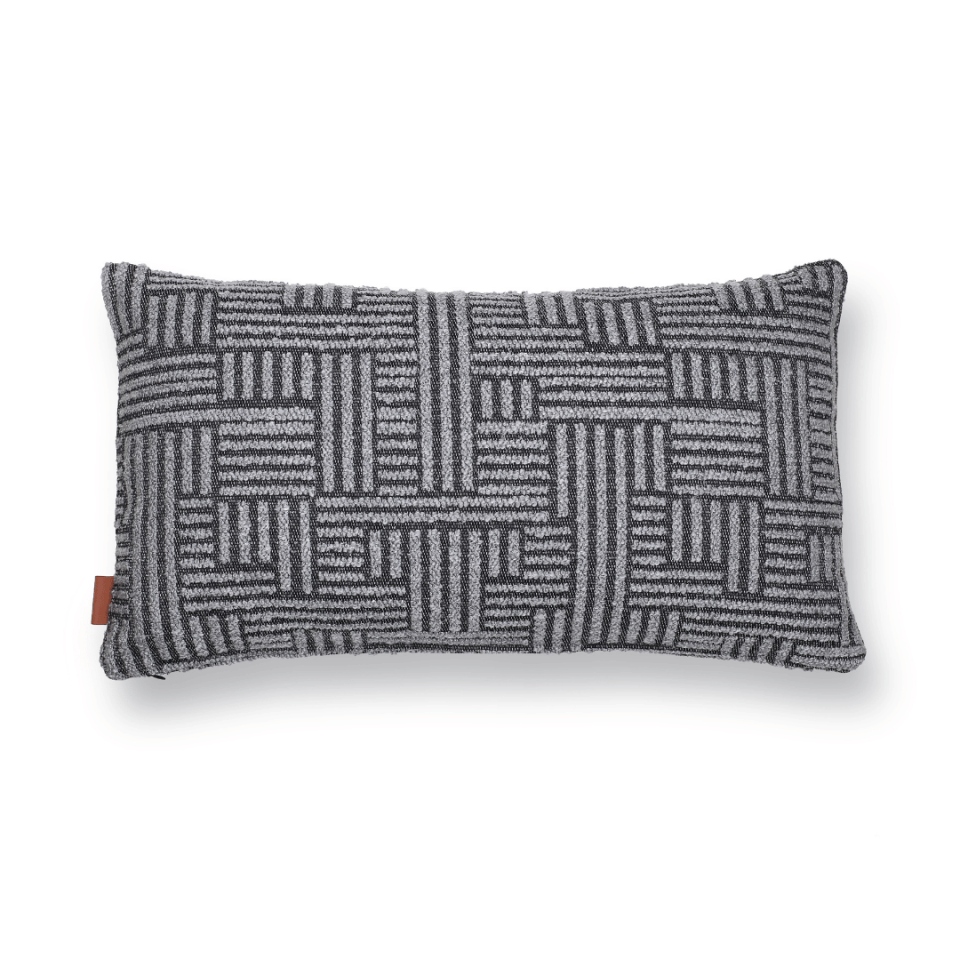 Abby 35*65 Gri Etro Bukle Kırlent