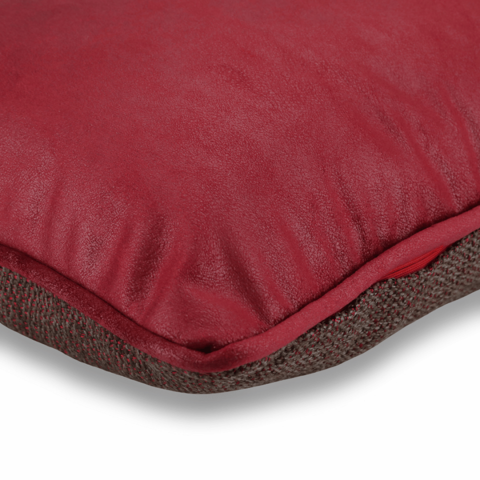 Lara Modern Keten & Nubuk Kombin 35*65 Biyeli Kırlent