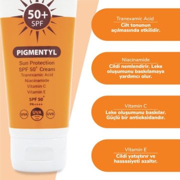 Dermoskin Pigmentyl Güneş Koruyucu SPF 50+ Krem 75+75ml 2'li Paket