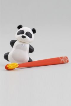 Flipper Animals Hijyenik Saklama Kabı + Çocuk Diş Fırçası Seti - Panda