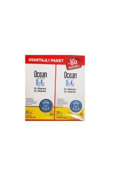 Ocean D3K2 Damla 20 ml + 2. %50 İndirimli