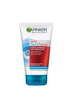 Garnier Skin Naturals Aktif Saf & Temiz Yoğun Arındırıcı Yüz Temizleyici 150 ml