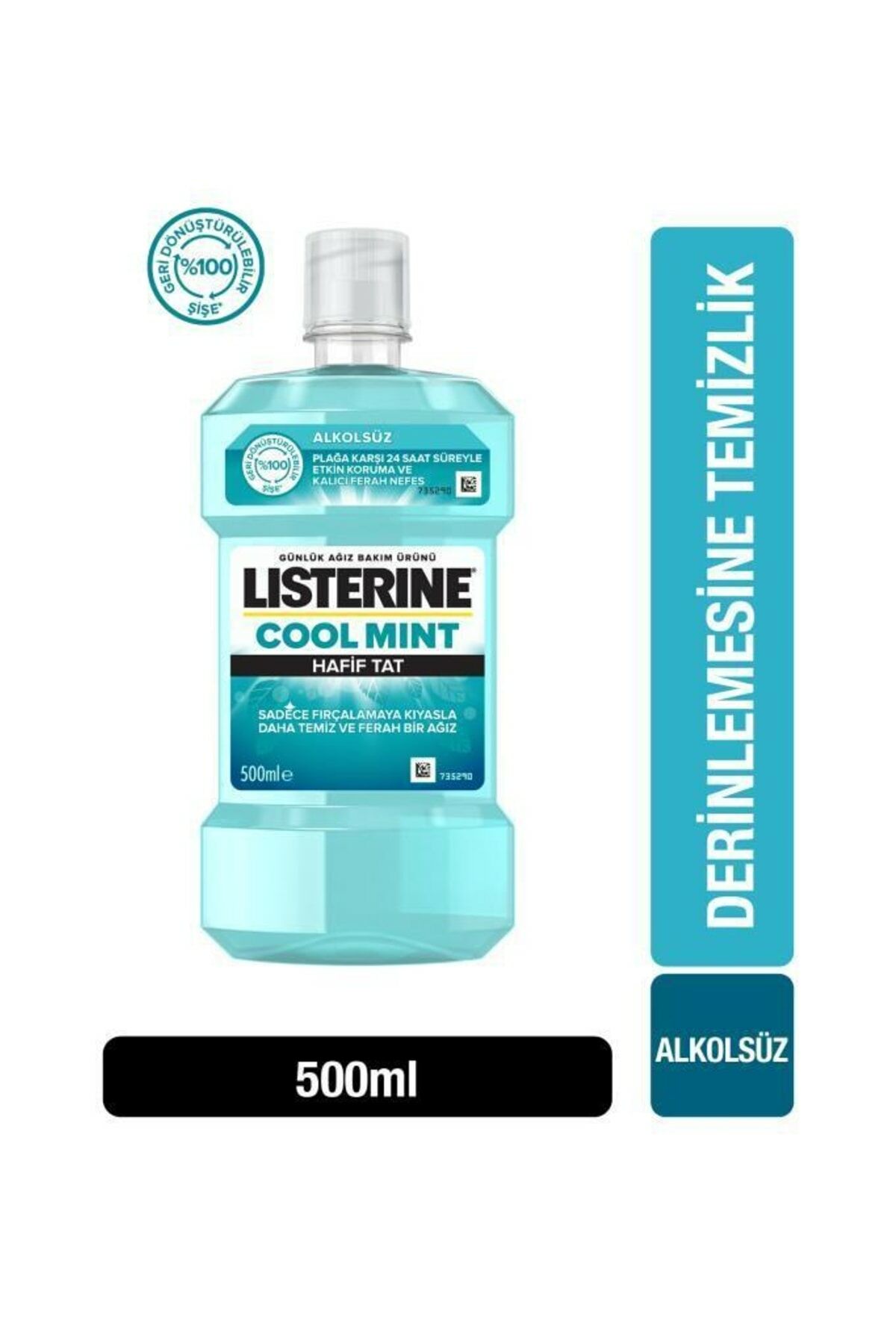 Listerine Cool Mint Hafif Tat 500 ml