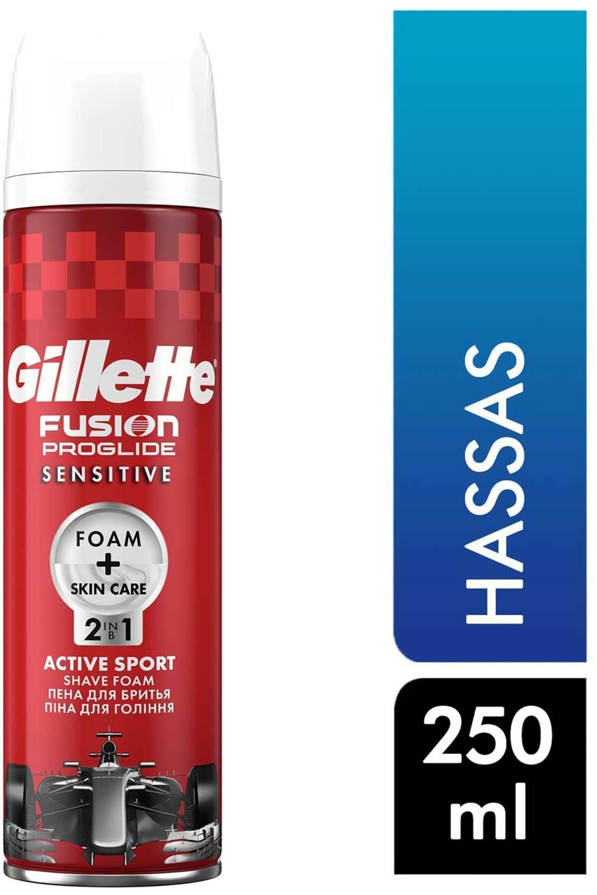Gillette Fushion Active Tıraş Köpüğü 250 ml