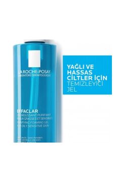 La Roche Posay Effaclar Gel 400 ml - Yağlı ve Hassas Ciltler İçin Temizleyici Jel