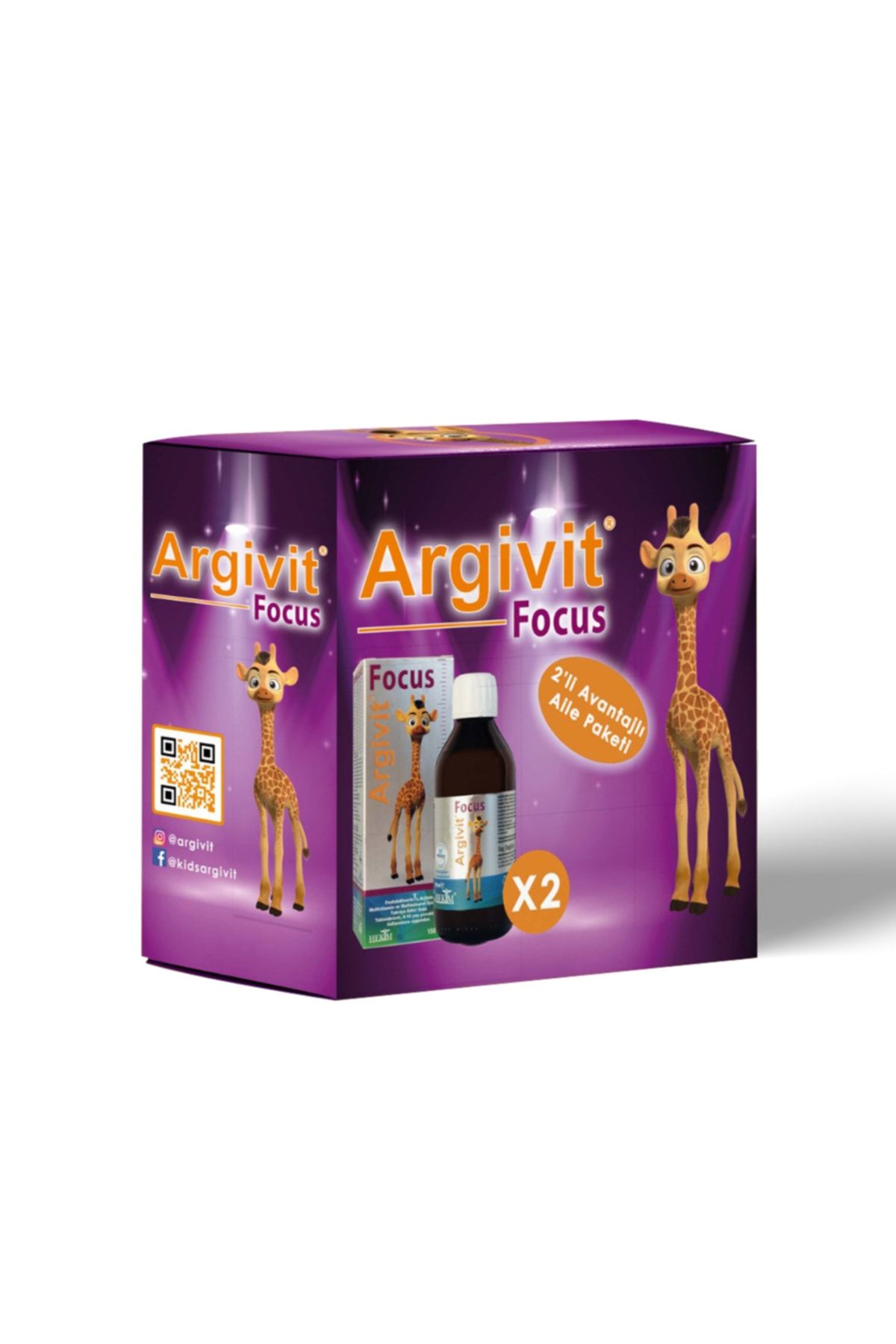 Argivit Focus Şurup 150 ml 2'li - Avantajlı Aile Paketi